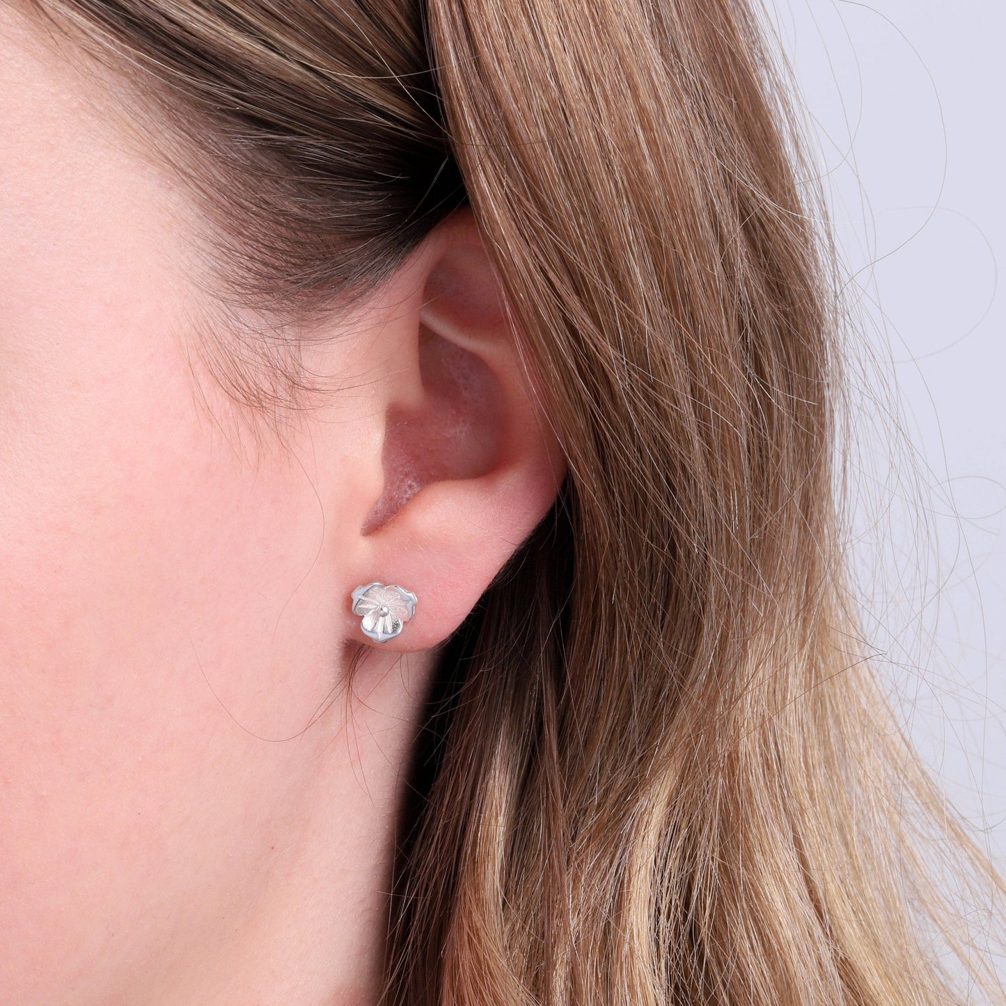 Attic Creations | Friends Are Like Flowers | Sterling Silver Stud Earrings