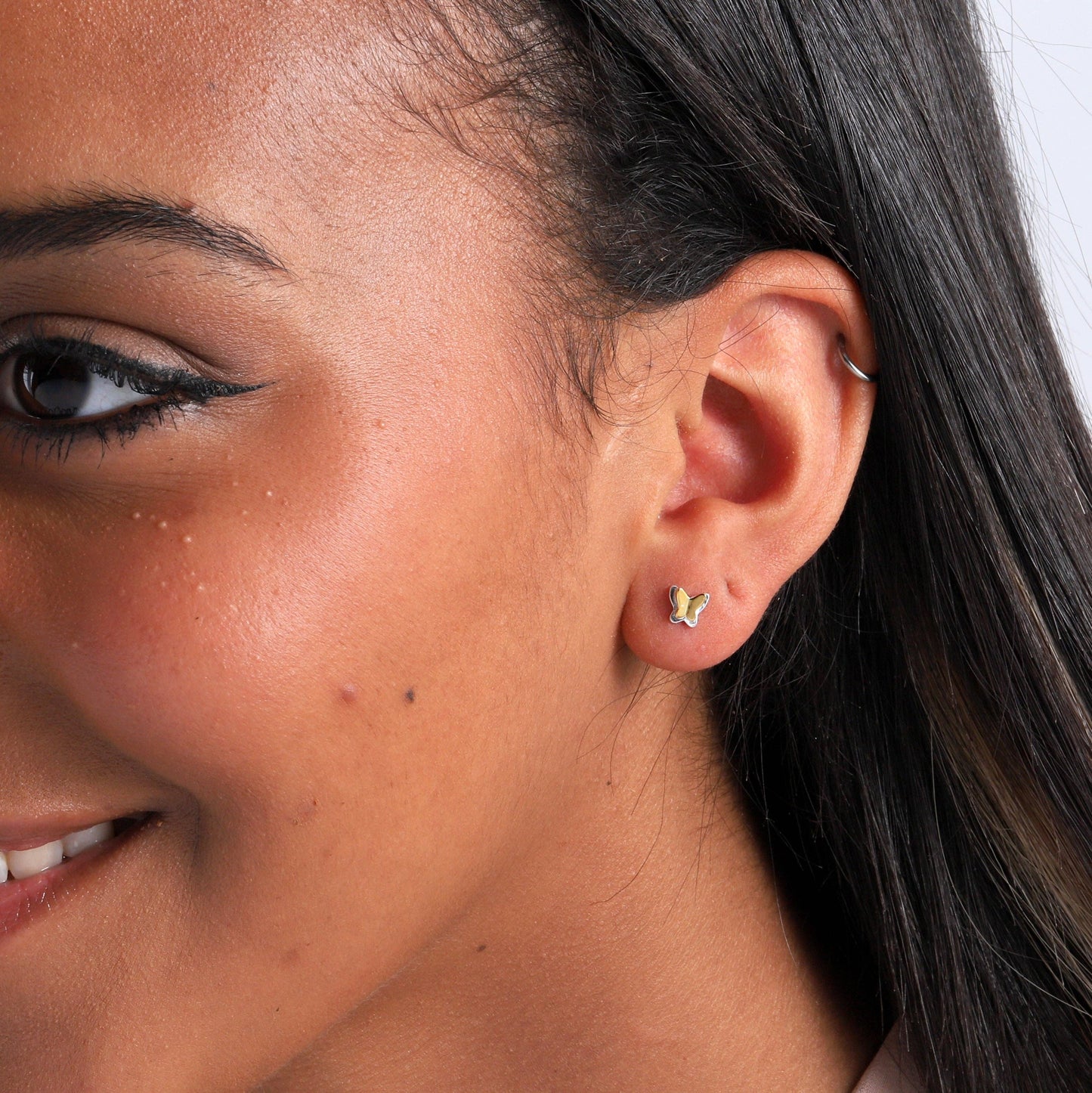 Attic Creations | Best Wishes | Butterfly Stud Earrings Gold