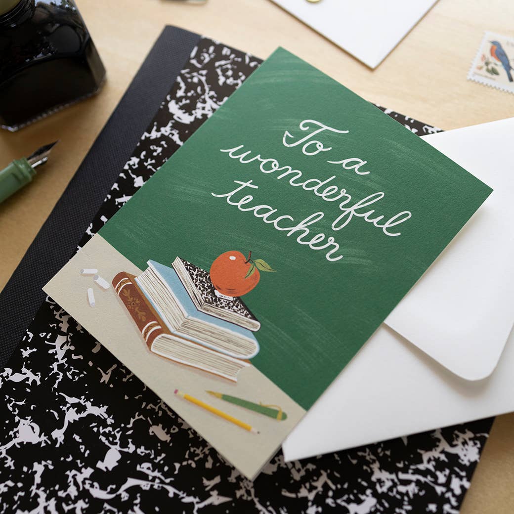 Botanica Paper Co | Wonderful Teacher | Greeting Card