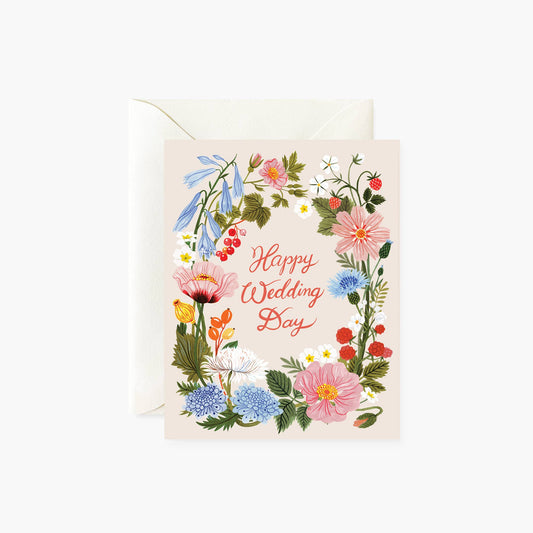 Botanica Paper Co | Happy Wedding Day | Greeting Card