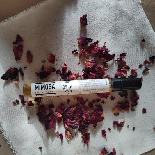 Mimosa Botanicals | Rose in Bloom Natural Parfum | Travel 10ml
