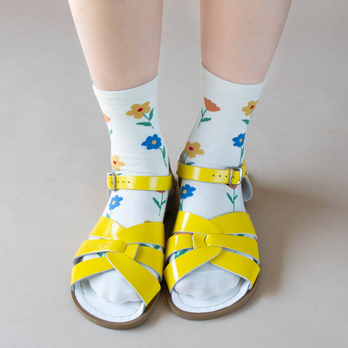 Tiepology | Favorite Flower Mustard | Socks