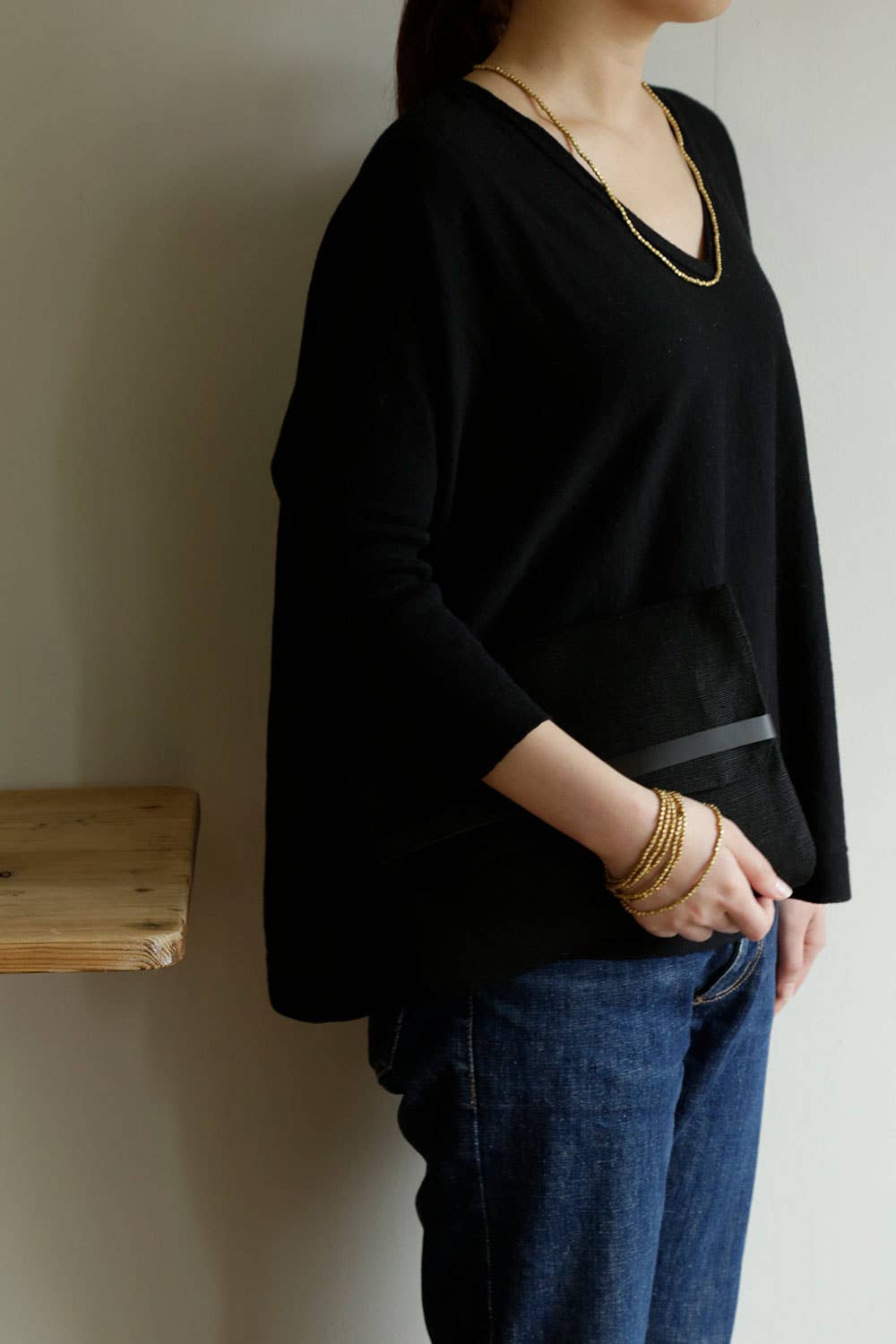 Fog Linen Work | Brass Beads Necklace | Small