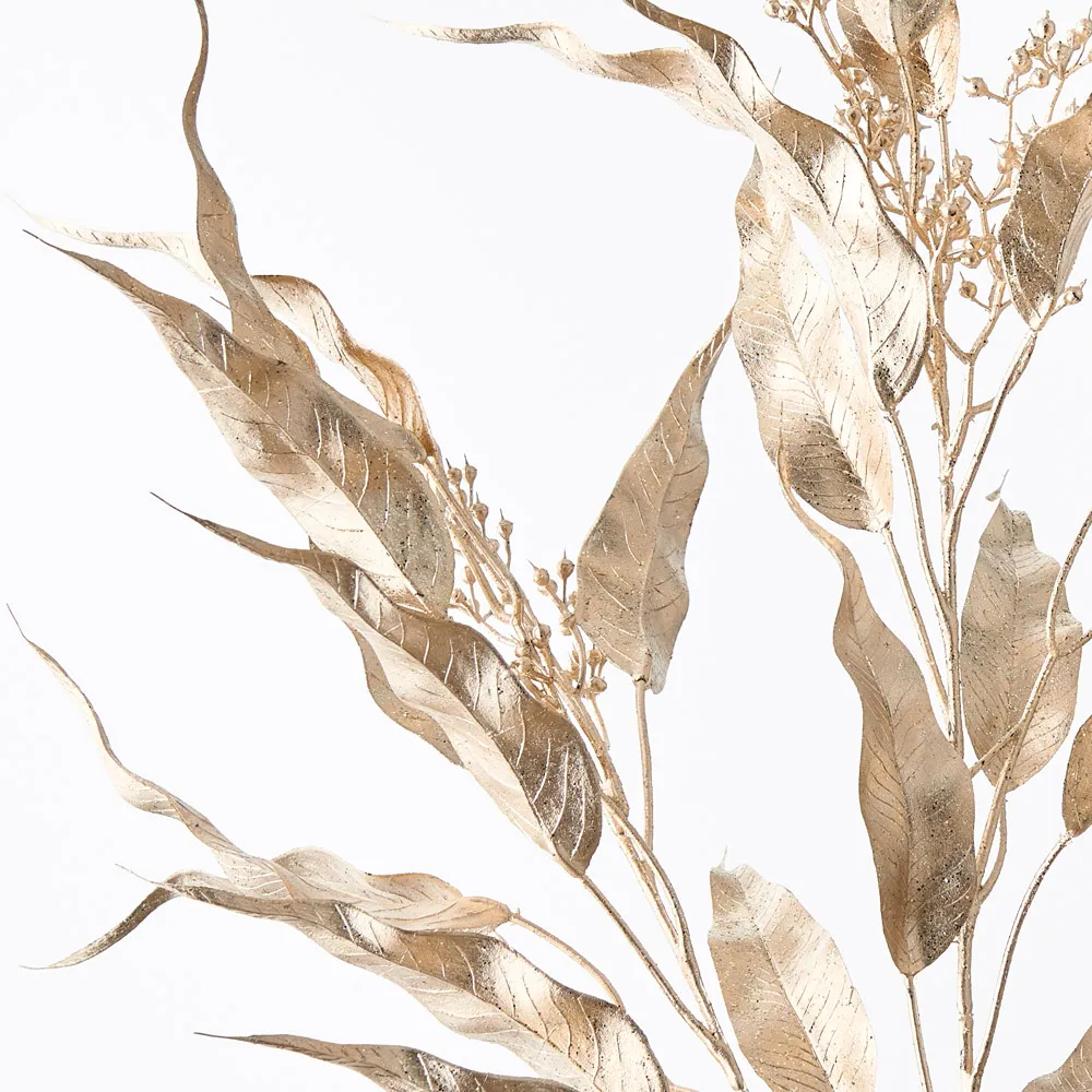 Floral Interiors | Eucalyptus Seed Metallic Spray | Champagne