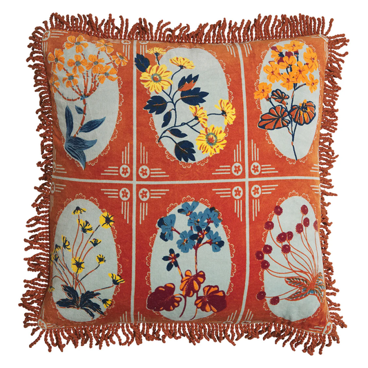 Sage x Clare | Gigi Velvet Cushion | Copper