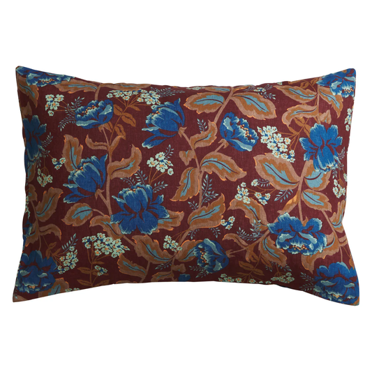 Sage x Clare | Margot Linen Pillowcase Set | Mahogany