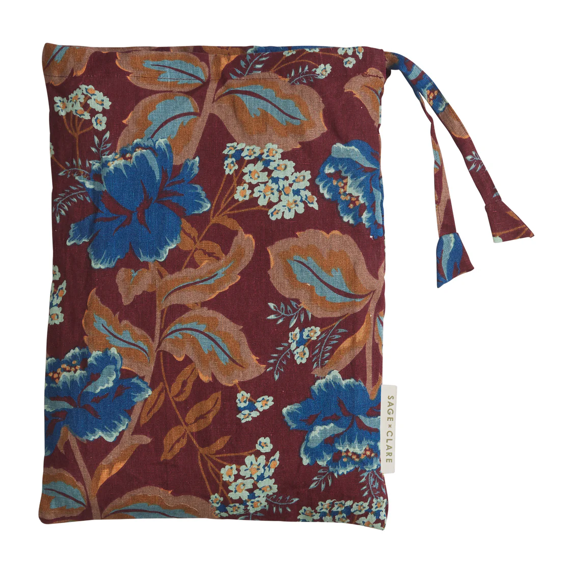 Sage x Clare | Margot Linen Pillowcase Set | Mahogany