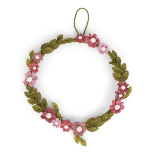 Gry & Sif | Anemone Wreath | Dusty Rose